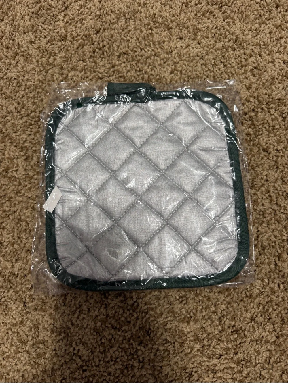 Harry Potter Pattern Pot Holder - Cream & Green